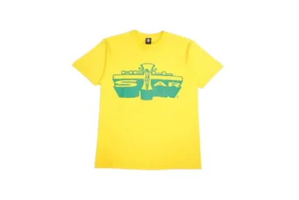 Hellstar Jesus Emblem Yellow T-Shirt