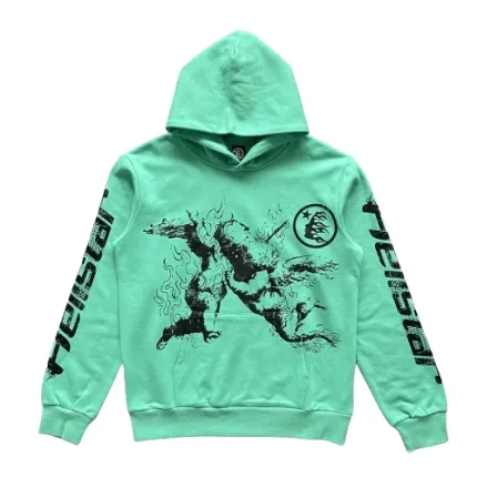 New Green Hellstar Hoodie Path to Paradise For Men & Women